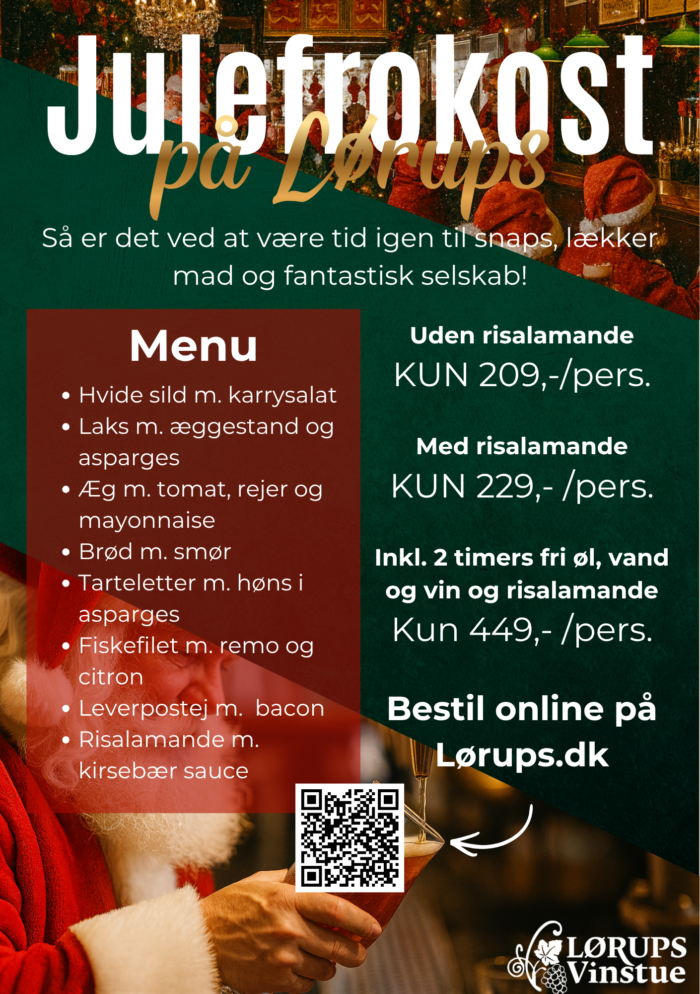 Julefrokost på Lørups 2026